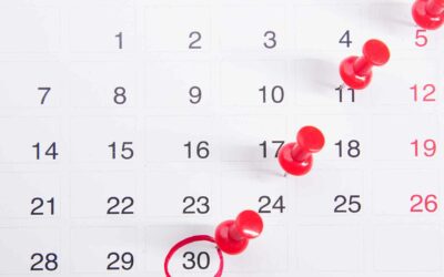 Planering med kalender och almanacka